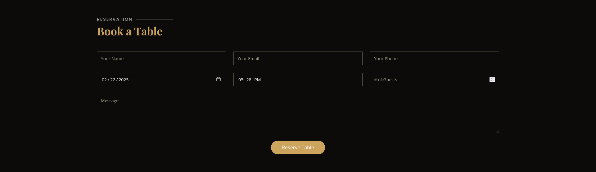 booking