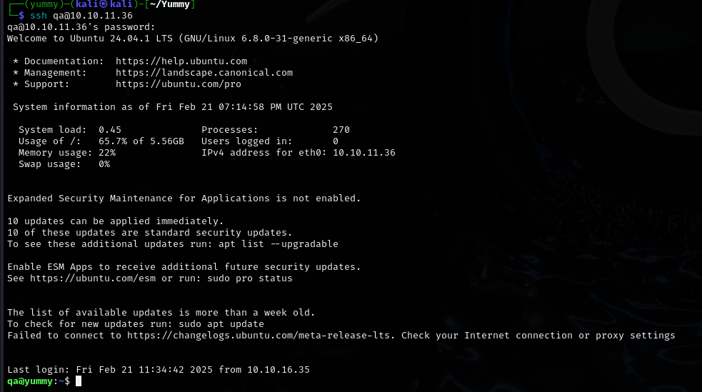 ssh